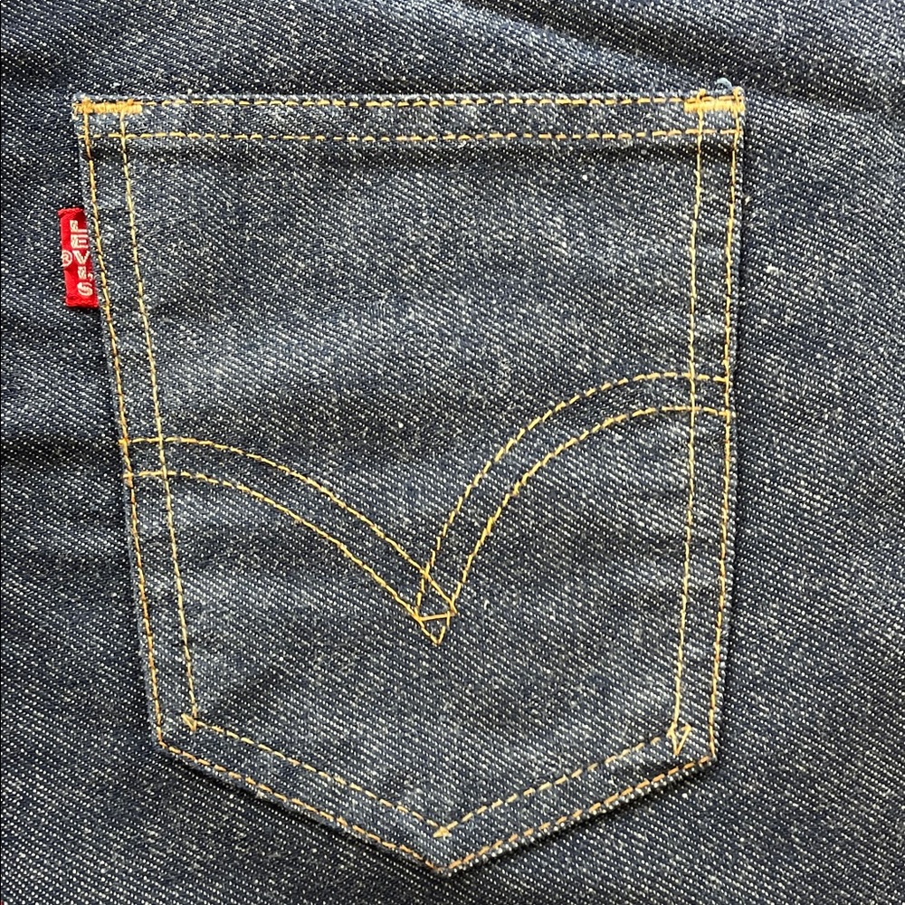 LEVIS 501 Denim Placemats with Pocket 1970s Vintage Set Of 2 RARE - Picture 7 of 17